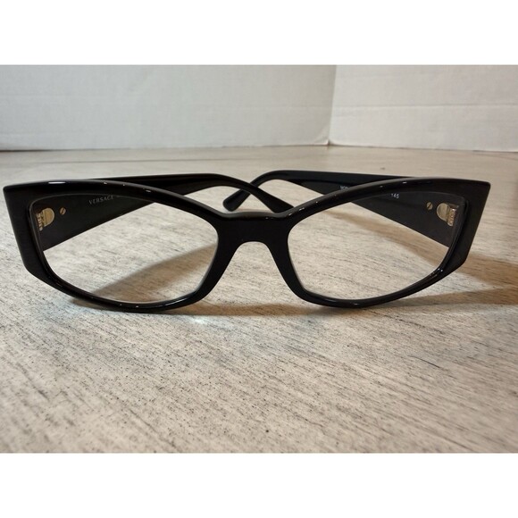 Versace Eyeglasses VE 3343 GB1 Glasses Polished Black Medusa 54-17-145 with Case main image 12